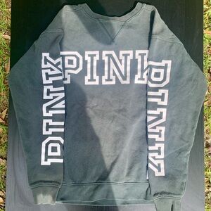 PINK Victoria's Secret Green Crewneck Pullover